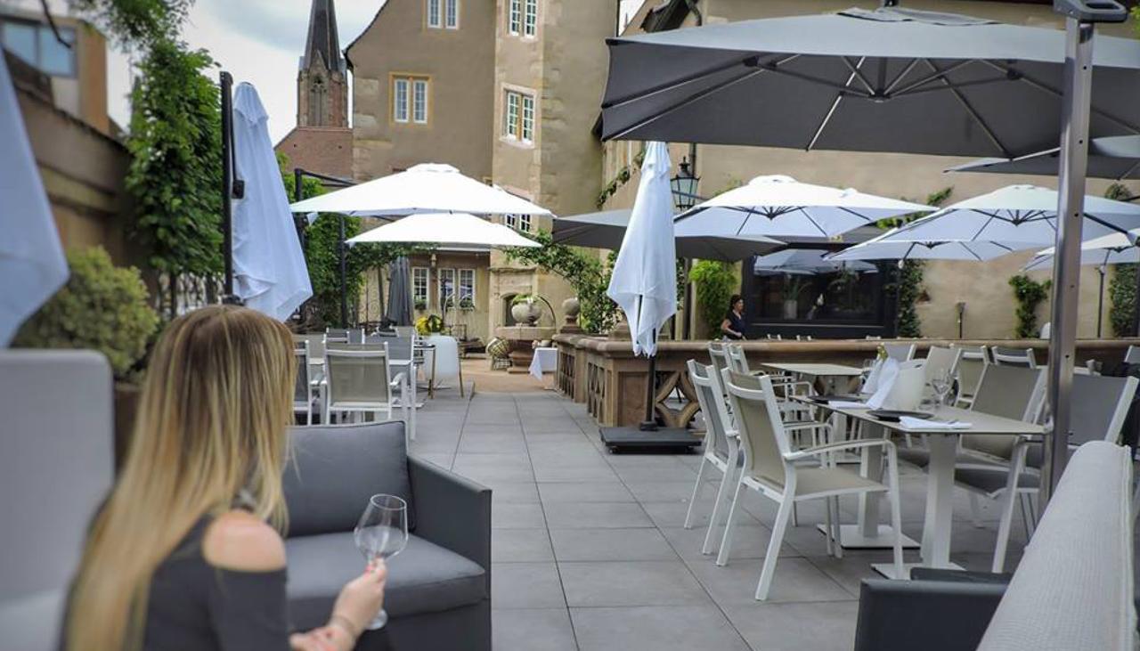 Hotel Restaurant L'Orchidee Ensisheim Exterior photo